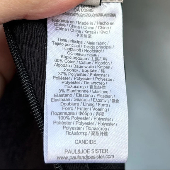 Paul & Joe Sister Candide Black Brocade Glitter Dress, size 36 (approx 6) - Picture 11 of 13